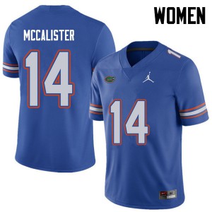Jordan Brand Women #14 Alex McCalister Florida Gators College Football Jerseys Royal 891684-661