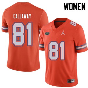Jordan Brand Women #81 Antonio Callaway Florida Gators College Football Jerseys Orange 285856-901