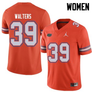 Jordan Brand Women #39 Brady Walters Florida Gators College Football Jerseys Orange 890499-795