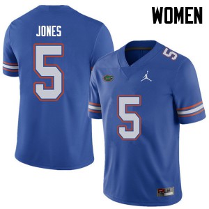 Jordan Brand Women #5 Emory Jones Florida Gators College Football Jerseys Royal 234655-928