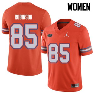 Jordan Brand Women #85 James Robinson Florida Gators College Football Jerseys Orange 194013-123