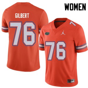 Jordan Brand Women #76 Marcus Gilbert Florida Gators College Football Jerseys Orange 998498-159