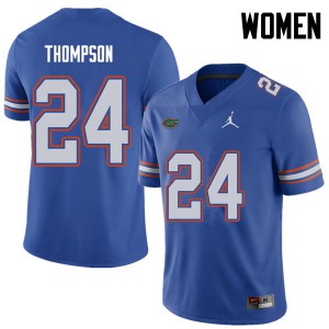 Jordan Brand Women #24 Mark Thompson Florida Gators College Football Jerseys Royal 375017-881