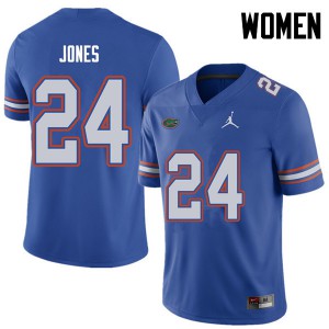 Jordan Brand Women #24 Matt Jones Florida Gators College Football Jerseys Royal 873045-282
