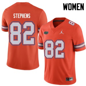 Jordan Brand Women #82 Moral Stephens Florida Gators College Football Jerseys Orange 440712-669