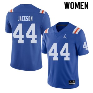 Jordan Brand Women #44 Rayshad Jackson Florida Gators Throwback Alternate College Football Jerseys 704046-575
