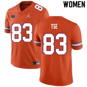 Women #83 Joshua Tse Florida Gators College Football Jerseys Orange 749027-649