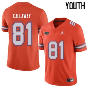 Jordan Brand Youth #81 Antonio Callaway Florida Gators College Football Jerseys Orange 274222-647