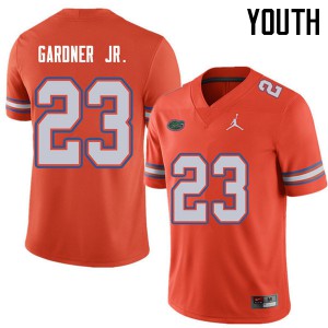 Jordan Brand Youth #23 Chauncey Gardner Jr. Florida Gators College Football Jerseys Orange 173841-973