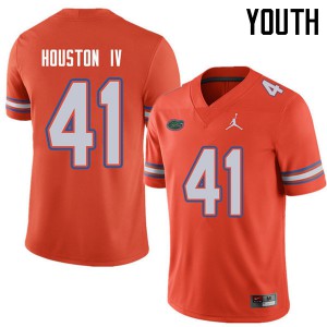 Jordan Brand Youth #41 James Houston IV Florida Gators College Football Jerseys Orange 336912-317