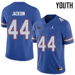Jordan Brand Youth #44 Rayshad Jackson Florida Gators College Football Jerseys Royal 233094-507