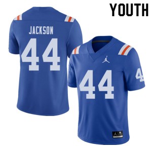 Jordan Brand Youth #44 Rayshad Jackson Florida Gators Throwback Alternate College Football Jerseys 270392-531