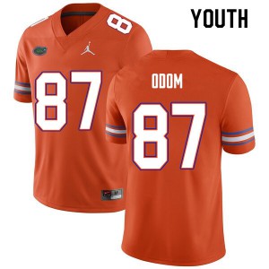 Youth #87 Jonathan Odom Florida Gators College Football Jerseys Orange 305510-898
