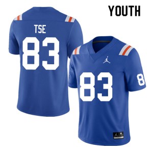 Youth #83 Joshua Tse Florida Gators College Football Jerseys Throwback 807540-518