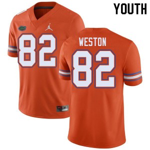 Jordan Brand Youth #82 Ja'Markis Weston Florida Gators College Football Jerseys Orange 301625-217