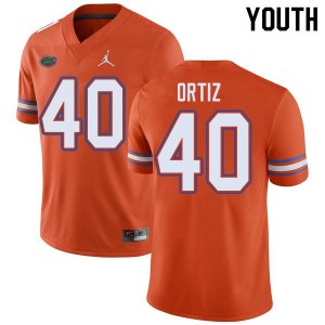 Jordan Brand Youth #40 Marco Ortiz Florida Gators College Football Jerseys Orange 638863-311