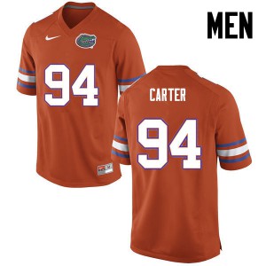 Men Florida Gators #94 Zachary Carter College Football Orange 165878-801