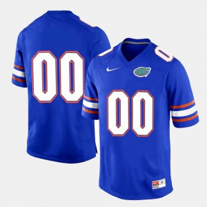 Men Florida Gator #00 College Limited Football Customized Jerseys Royal Blue 981036-960